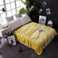 Pure Color Coral Fleece Blanket Leisure Blanket Sofa Blanket Thin Summer Cover Blanket Air Conditioning Blanket Flannel Blanket Sheet