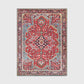 Home Carpet Persian Ethnic Style Bohemian Red European-style Non-slip Door Mat Bedroom Living Room Non-slip Bedside Carpet Floor Mat