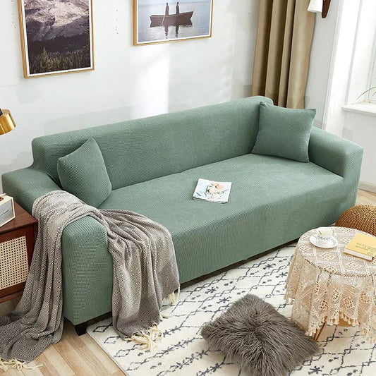 Sofa Cushion Cover Elastic Home Decoration Pure Color Protective Cover Sofa Cover Personalized Matching Washable Sofa Cover