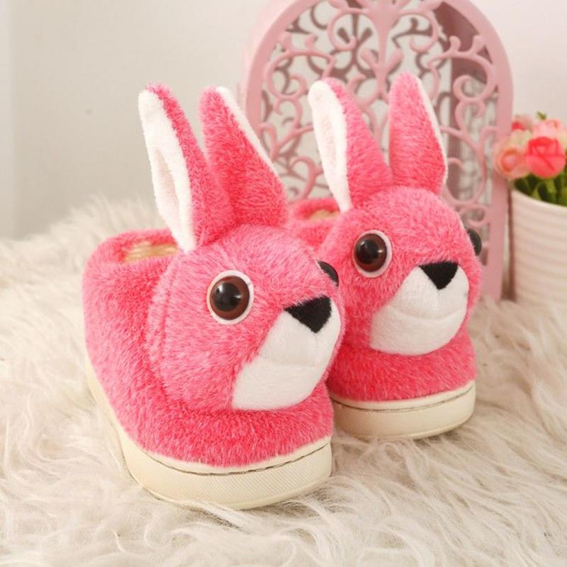 Children's Baby Cotton Slippers Home Slip-resistant Thickened Plus Velvet Slippers