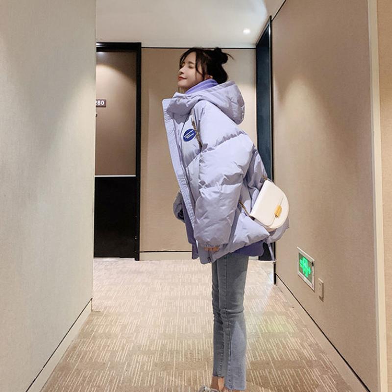 Down Padded Jacket Women's Padded Jacket Winter Student Loose Padded Jacket Bread Coat Thickened Windproof Jacket Warm Coat