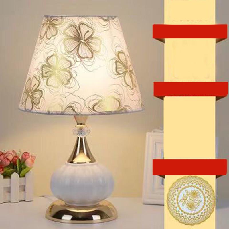Luxary classic bedroom table light foyer European crystal table lamp table light bedside  table lamp