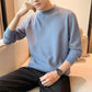 Autumn and Winter Half Turtleneck Sweater Men Loose Trend Base Sweater Casual Solid Color Sweater