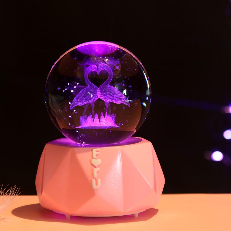 Crystal ball Christmas living room decoration Christmas present Room decoration Christmas