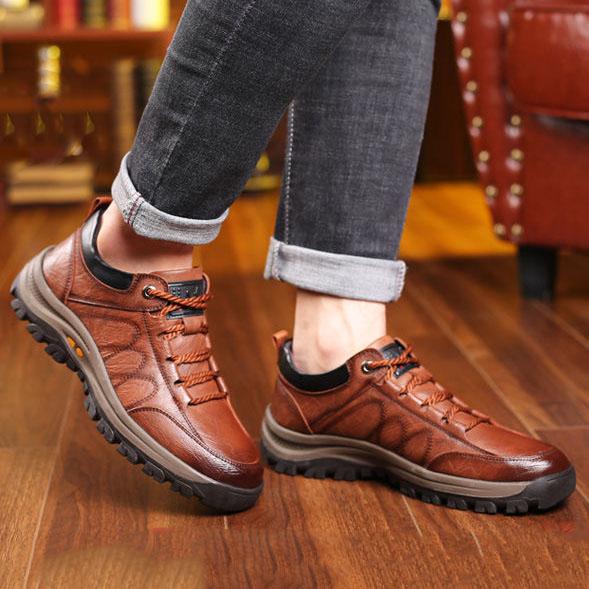 Men's Winter Cotton Shoes Plus Size Velvet Warm Casual Shoes Men's Non-slip Soft Bottom Shoes Outdoor Mountaineering Labor Protection Shoes