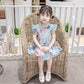 Girls Cheongsam Skirt Summer Dress Baby Girl Summer Style Hanfu Tang Suit Children Foreign Style Flying Sleeve Dress