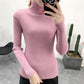 Turtleneck Sweaters Pullover Knitwear Women White Solid Slim Autumn Winter Turtleneck Knitted Tops Sweater for Female Basic Jackets Pullovers Jumper