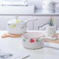 Ceramic Small Milk Pot, Instant Noodle Pot, Small Boiling Pot, Milk, Cute Baby Food Supplement Pot, Small Pot, Household Noodle Casserole