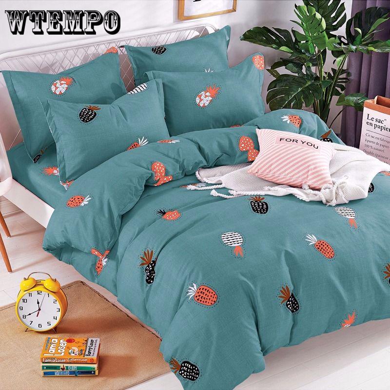 Bed Cover Set Cartoon Duvet Cover Adult Bed Sheets and Pillowcases Comforter Bedding Set
