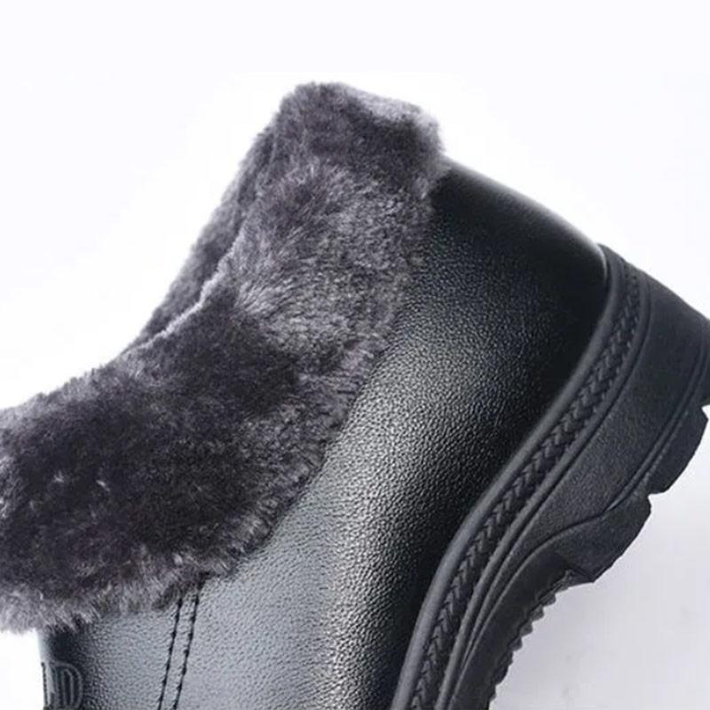 Winter Men's High-top Cotton Shoes Plus Velvet Padded Non-slip Warm Snow Boots