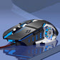 Wired Gaming Mechanical Computer Desktop Notebook Mouse Silver Eagle Gaming Mouse