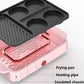 900W Frying and Baking Machine Flat Bottom Frying Pan Waffle Maker Kitchen Supplies for Family