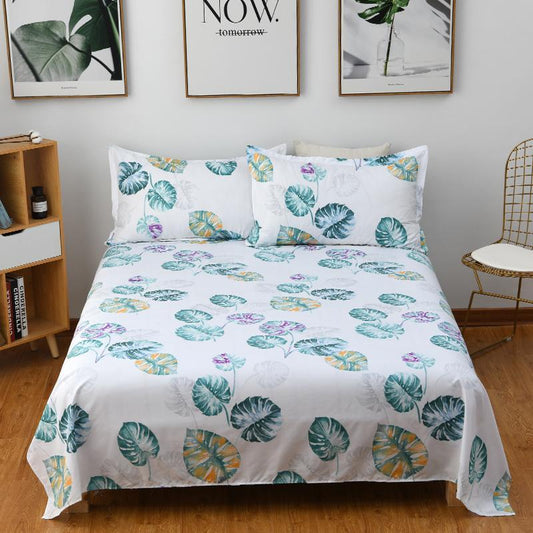 Three-piece Bedding Exquisite Patterns Home Textiles Non-fading Machine Washable Cotton Fabric Pure Cotton Breathable