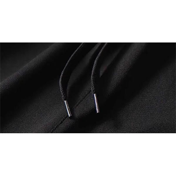 Men's Summer Sports Pants Thin Section Loose Running Ninth Trousers Casual Pants Large Size Stretch Quick Drying