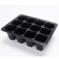 6/12 Plastic Nursery Pot Planter Seed Tray Kit Plant Germination with Cover