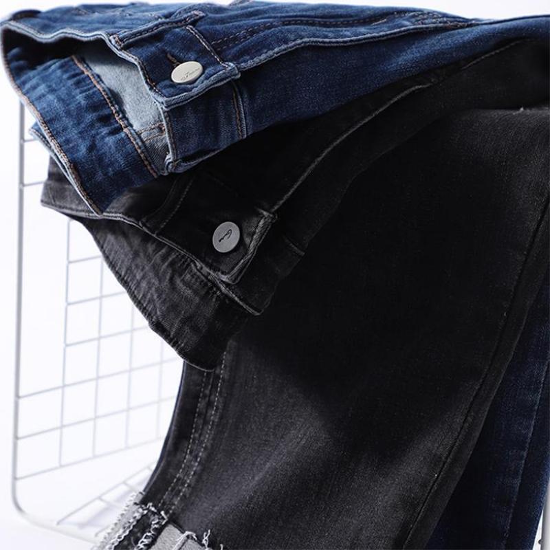 High-waisted Straight-leg Jeans Women's 2022 Spring and Autumn New Loose, Thin, Drapey Nine-point Curling Wide-leg Pants