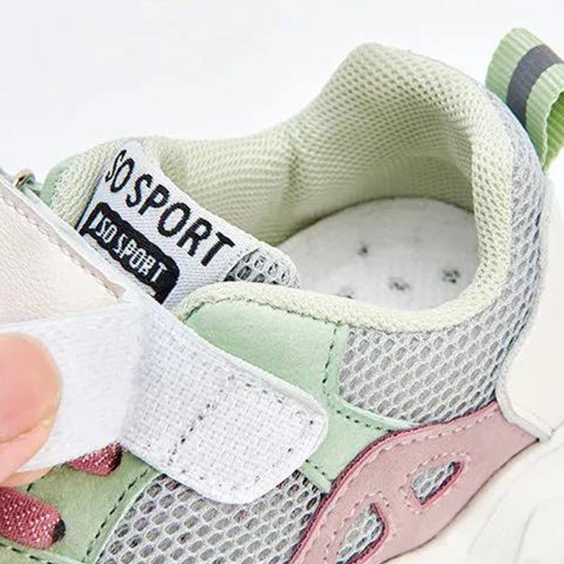 Boys and Girls Shoes All-match Flow Comfortable Shoes Breathable Mesh Sneakers