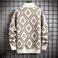 Winter Plus Velvet Thick Sweater Men's Warm and Handsome Bottoming Shirt Fashion Sweater