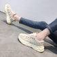 Women's Platform Sneakers Autumn Ins Korean Version All-match Shoes Mesh Student Casual Breathable Women's Shoes