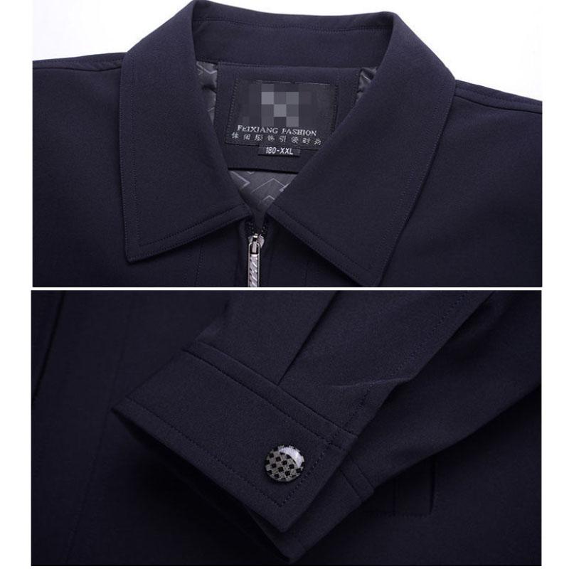 Middle-aged and Elderly Jacket Autumn and Winter Men's Middle-aged Jacket Dad Men's Clothing