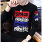 Sweater Men's Autumn and Winter Men's Round Neck Sweater 2019 Printed Clothing Bottoming Sweater
