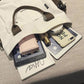 Canvas Big Bag Female Bag Korean Student Class Portable Tote Bag Shoulder Messenger Bag Trend