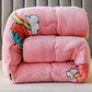 Super Warm Lamb Quilt Winter Blanket 5Kg Double-sided Velvet Quilt Thickened Warm Plush Comforter Core