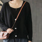 Spring and Autumn Plus Size Women's Lazy Style Knitted Cardigan Jacket Loose Literary Buttons Casual Sweater