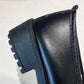 British Style Small Leather Shoes Winter All-match Flat-bottomed Plus Velvet Round-toe Cotton Shoes
