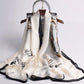 Women Vintage Printed Square Satin Scarf Scarves Neckerchief Shawl Wrap