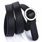 Round Alloy Belt with Black Simple and Easy To Match with Dirt-resistant and Wear-resistant Thin Belt