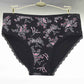 6 Pieces/lot of Large Size Women's Printed Floral Underwear Cotton Underwear Panties