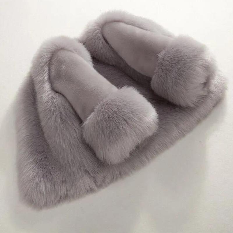 Girls' Fur Winter Jackets Children's Imitation Fox Fur Children Wool Sweater Baby Thickening Solid Color Plush Thickening Warm Cotton Clothing