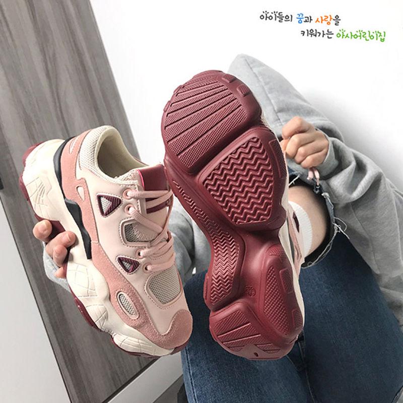 Celebrity Sneakers Women Trendy Chunky Dad Shoes Woman Thick Sole Ladies Platform Shoes Female