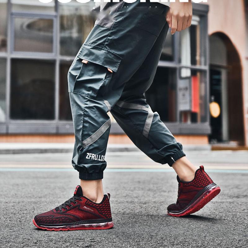 Air Cushion Sneakers Men's Cushioning Light Basketball Sneakers Male Zapatos Hombre Breathable Outdoor Sports Shoes