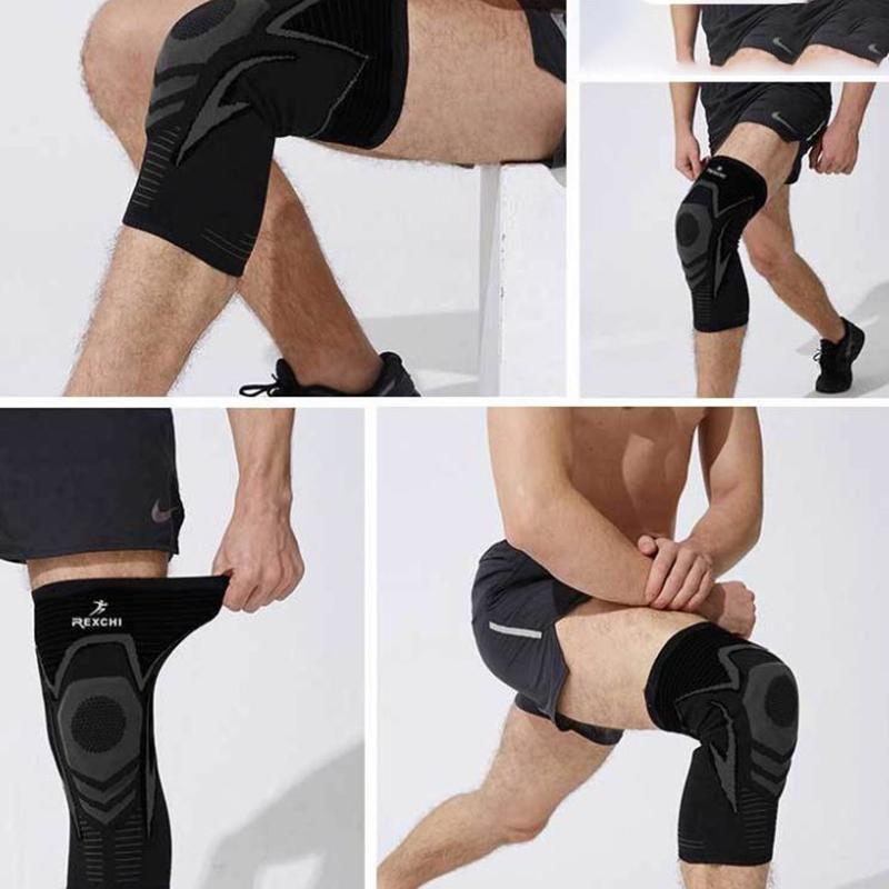 Sports Knee Pads Men and Women Basketball Winter Warm Riding Knee Sets Running Fitness Protective Gear