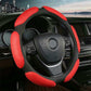 Bread Style Car Steering Wheel Cover Soft Elastic Embossed Handle Cover Family Car SUV Truck