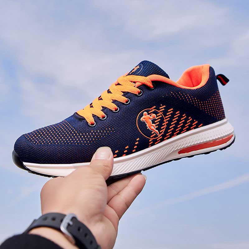 38-45 Men Black Sneakers Wear-resistant Basketball Shoes Breathable Deodorant Outdoor Running Shoes