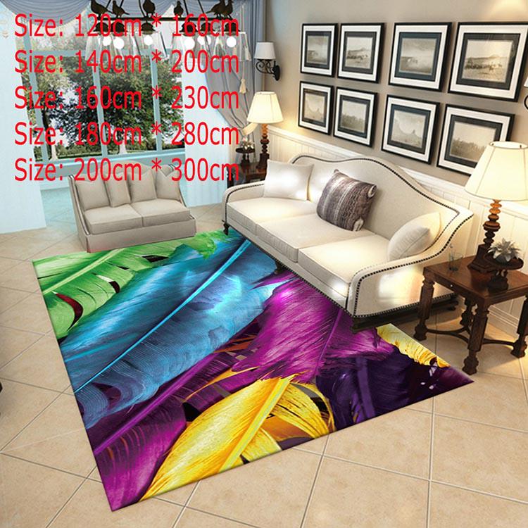 3D Flower Feature Printing Carpet Hallway Doormat Anti - Slip  Carpet Absorb Creative Europe Kitchen Mat/Rug