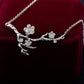 Fashion Ethnic Style Necklace Plum Blossom Branch Necklace Clavicle Chain Flower Ornament