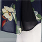Women's Summer Short Sleeve Chiffon Shirt Mommy's Large Size Loose Floral Top