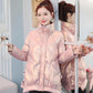 Glossy Down Padded Jacket Women's Winter Short Loose A-line Cotton-padded Jacket Bread Coat Jacket Winter Thick Warmth Shiny Jacket