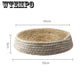 Dog kennel straw  pet nest Pet supplies Large dog Retriever dog bed mat mat pet accessories