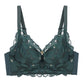Non-magnetic Non-steel Ring Small Breasts Big Gathered Bra Bra Top Support Thick Perforated Breathable High-end Underwear