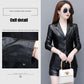 Plus  Size Sheepskin Leather Women Short Slim Leather Jacket Soft Breathable Genuine Leather Jacket Oversized Outwear