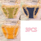 3PCS Cute Girly Lace Panties Antibacterial Cotton Crotch Sexy Panties Breathable Ladies Sweet and Comfortable Briefs