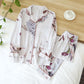 Spring Autumn Pajama Women Long Sleeve Trousers Ladies Sleepwear Suit Simple Casual Loose Pajamas Women's Home Wear
