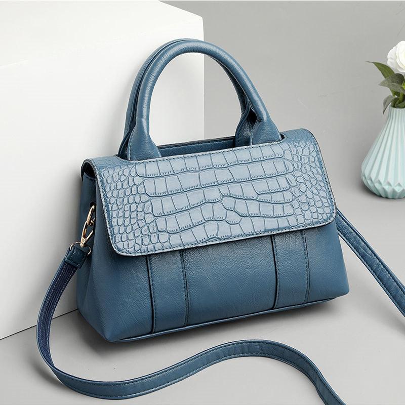 Handbag Ladies Messenger Bag Fashion Leather Texture One Shoulder Shopping Bag