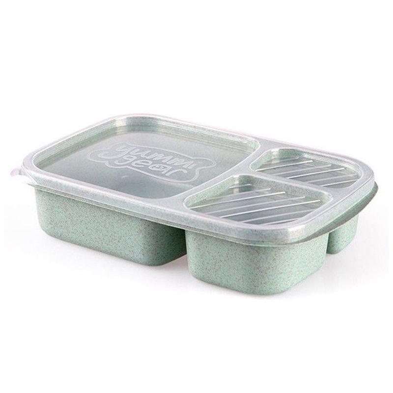 Microwave Bento Lunch Box Picnic Food Container Storage Box