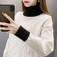 Autumn/winter Turtleneck Sweater Women Loose Knit Bottoming Shirt Long-sleeved Pullover Outer Wear